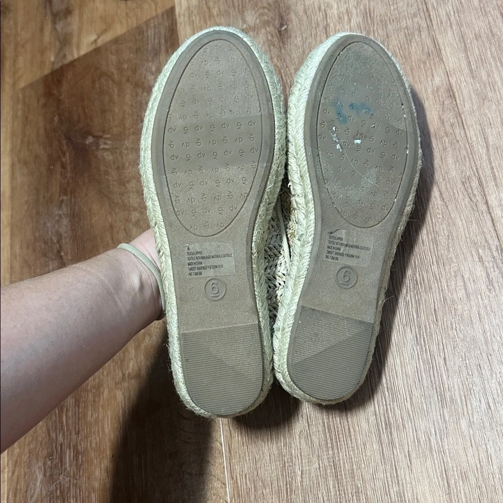 Women's DV Dolce Vita Desiree Straw‎ Slip-On Espadrille Loafers